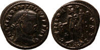 Roman Empire AE follis Galerius Maximianus as Augustus, Genius, Cyzicus -