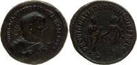 Roman Empire AE follis Diocletian as Senior Augustus, Providentia and Quies, Ticinium -