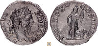 Roman Empire AR denarius Septimius Severus, Africa -