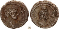 Roman Provincial Tetradrachm Hadrian, Bust of Sarapis wearing Kalothos, in field L-H, Alexandria, year 8, R! -