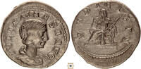 Roman Empire AR denarius Julia Maesa, Pudicitia seated -