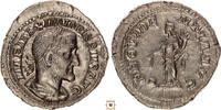 Roman Empire AR denarius Maximinus I. Thrax, Providentia standing -