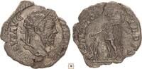 Roman Empire AR denarius Septimius Severus, RESTITVTOR VRBIS, Emperor sacrificing over altar -
