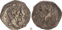 Roman Empire AR denarius Septimius Severus, IOVI CONSERVATORI, Jupiter seated -