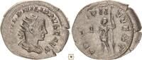 Roman Empire AR Antoninianus Philip II. as Augustus, PRINCIPI IVVENT, Philip II. in military dress -