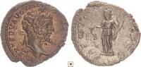 Roman Empire AR denarius Septimius Severus, AEQVITAS AVGG, Aequitas standing -