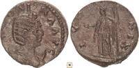 Roman Empire AR Antoninianus Salonina, JUNO VICTRIX, Juno standing -