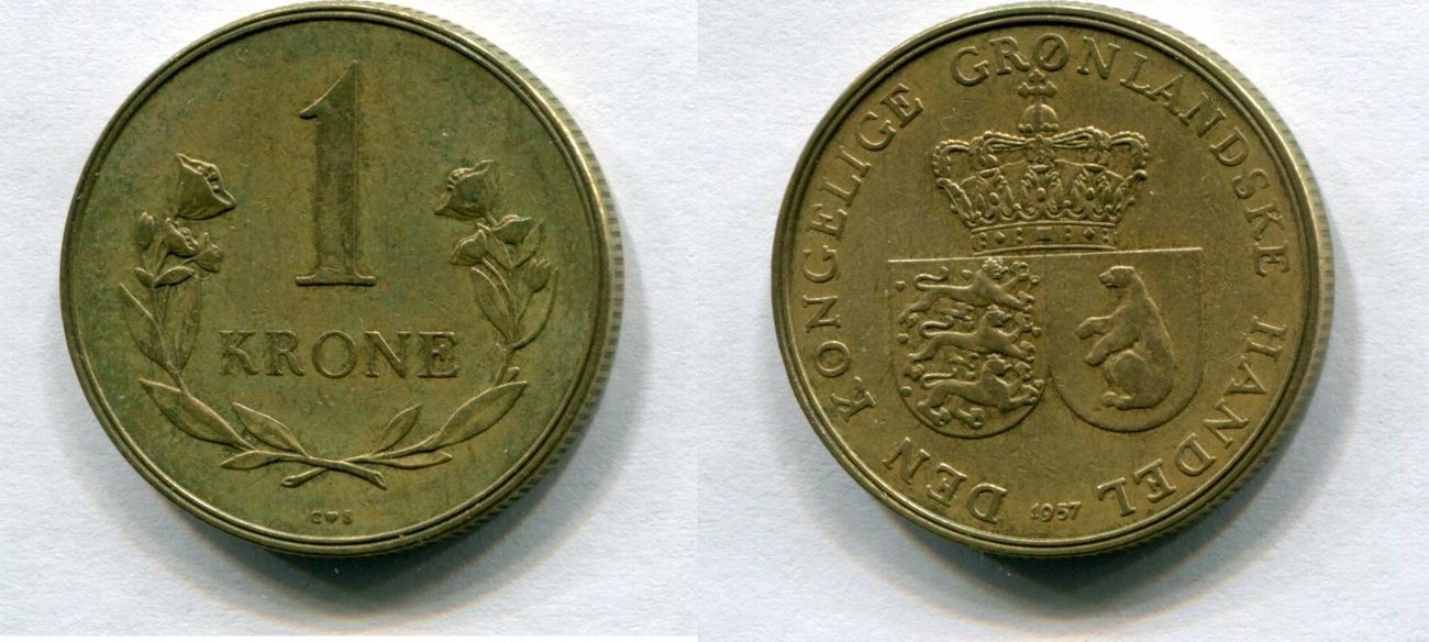 格陵兰岛货币图片