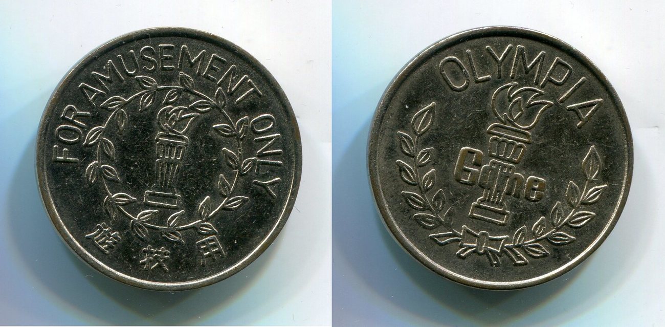 j. japan ~ olympia game - for amusement only ~ vf