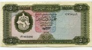 Libyen, 5 Dinars, -