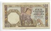Serbien, 500 Dinara, -