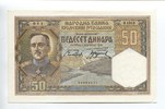 Jugoslavien, 50 Dinara, 1931, I-, 125.51 元 含税 ＋  83.67 元 运费
