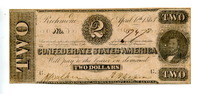 Konförderierte Staaten von Amerika, 2 Dollars, -