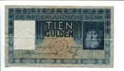 Niederlande, 10 Gulden, -