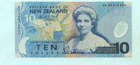 Neuseeland, 10 Dollars -