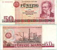 DDR, 50 Mark Ersatznote/Replacement, -