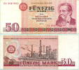 DDR, 50 Mk Ersatznote/Replacement, -