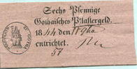 Gotha, 6 Pfennige Gothaisches Pflastergeld, -