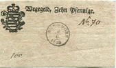 Sachsen, 10 Pfennige Wegegeld-Heersdorf, -