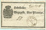 Sachsen, 4 Pfennige Wegegeld-Heersdorf Hebestelle Sischhof, -
