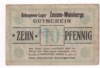 Brandenburg 10 Pfg. KGL. Zossen-Weinberge, -