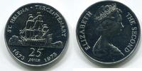 St. Helena 25 Pence ~ Tercentenary ~ -