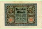 Deutschland, 100 Mark 1920 Unterdruckbuchstabe auf der linken Seite !!, III 999.88 元 含税 ＋  83.67 元 运费
