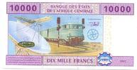 Zentral Afrikanische Staaten, 10000 Francs Kongo, -