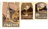Mecklenburg, 10 Pfg. 25 Pfg. 50 Pfg. Zarrentin, -