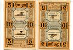 Sachsen-Anhalt 5&5 Pfg. Hoym, -