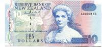 Neuseeland, 10 Dollars -