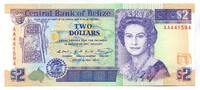 Belize, 2 Dollars -
