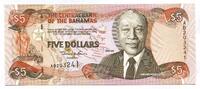 Bahamas, 5 Dollars -