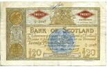 Schottland, 20 Pounds Bank of Scotland, -