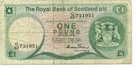 Schottland, One Pound The Royal Bank of Scotland Limited, -