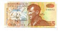 Neuseeland, 5 Dollars -