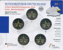 Deutschland 5 x 2 Euro ~ Sachsen im Blister ~ -