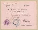 Deutschland, 1 Frank Etappen-Kommandantur 25, -