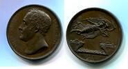 Großbritannien, Br.Medaille Georg III. 1760-1820-Auf die Schlacht bei Almarez, -