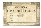 Frankreich, 100 Francs Assignat, -