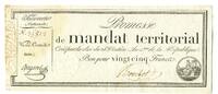 Frankreich, 25 Francs Mandat territorial, -