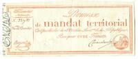 Frankreich, 100 Francs Mandat territorial, -