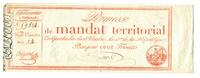 Frankreich, 100 Francs Mandat territorial, -