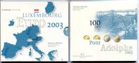 Luxemburg KMS 2003 ~ Kursmünzensatz 1 Cent bis 2 Euro ~ stgl 125.51 元 含税 ＋  83.67 元 运费