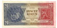 Tschechoslowakei, 20 Korun -