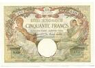 Madagaskar, 50 Francs (1937-47) II 3,179.54 元 含税 ＋  83.67 元 运费