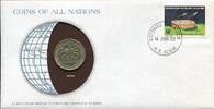 Benin Numisbrief ~ Coins of all Nations ~ -