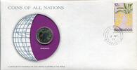 Barbados Numisbrief ~ Coins of all Nations ~ -
