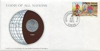 Kongo Numisbrief 1983 ~ Coins of all Nations ~ unc / gestempelt 50.20 元 含税 ＋  66.94 元 运费