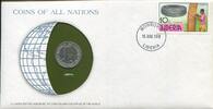 Liberia Numisbrief 1978 ~ Coins of all Nations ~ unc / gestempelt 50.20 元 含税 ＋  66.94 元 运费